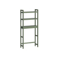 3-Tier Tall Freestanding Wicker Over-the-Toilet Storage Organizer with 3 Hight Adjustable Middle Shelf