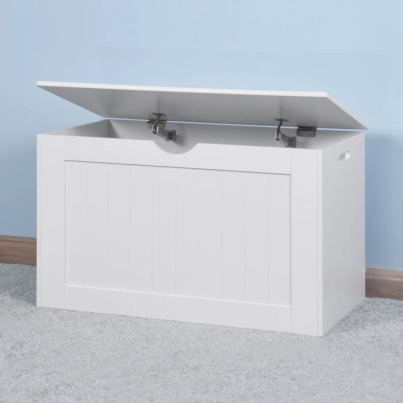 Lift Top Entryway Storage Cabinet with Safety Hinges