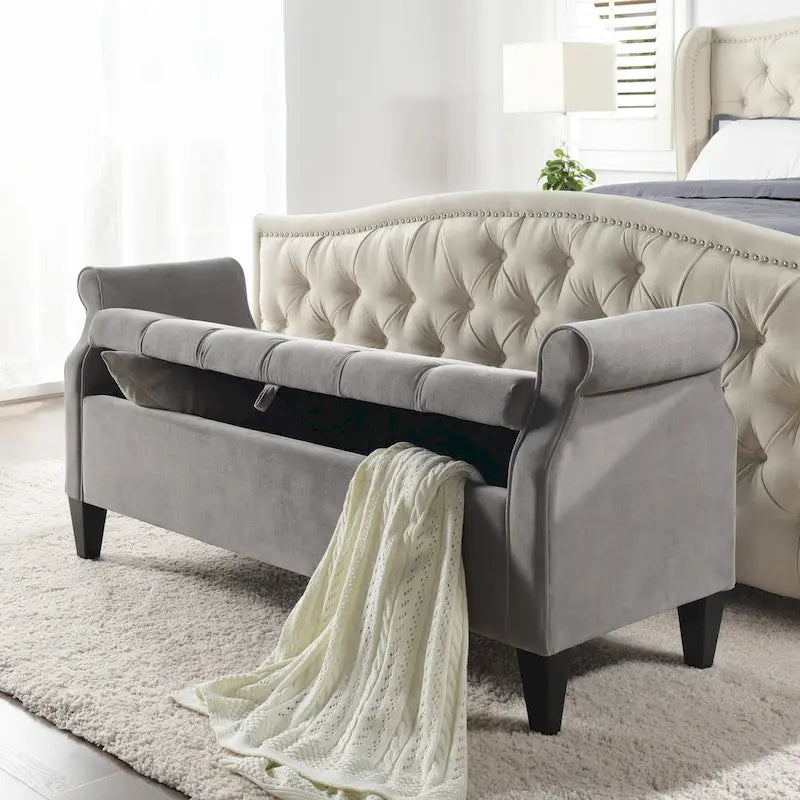 Jennifer Taylor Home Jacqueline Storage Bench