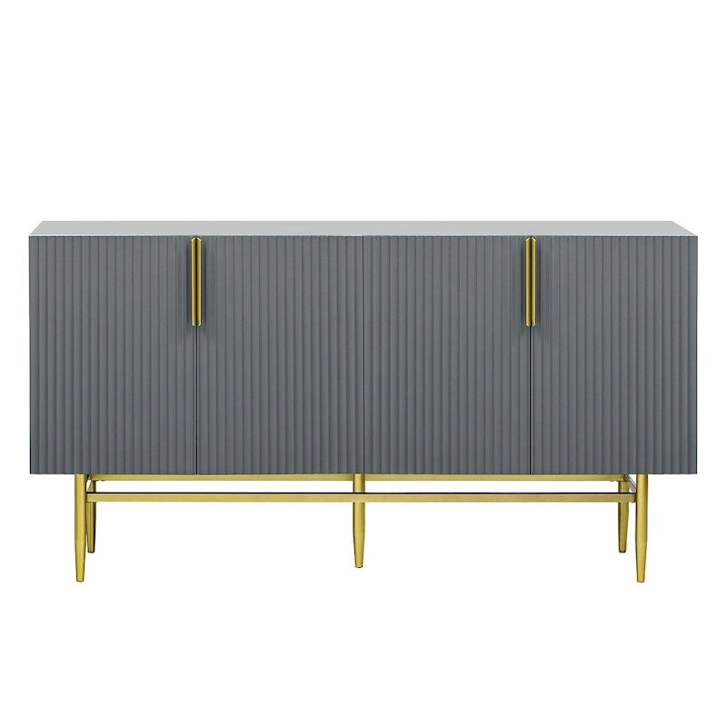 60 Moderní elegantní 4dveřový skříňový příborník/servírovací stolek