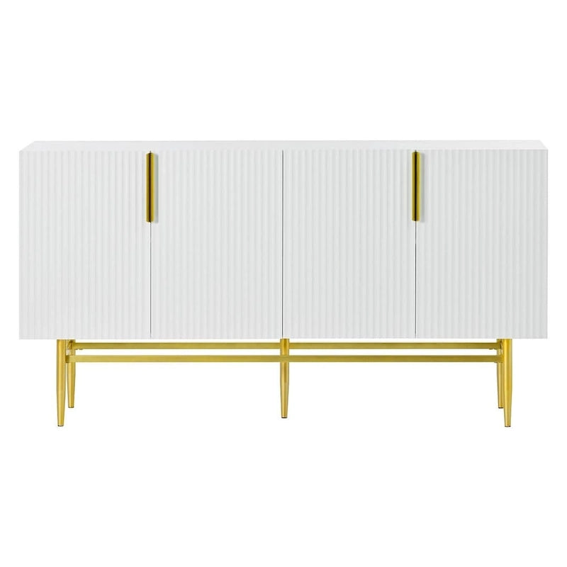 60 Moderní elegantní 4dveřový skříňový příborník/servírovací stolek