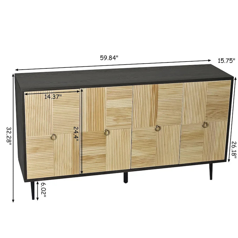 4-Door Cabinet