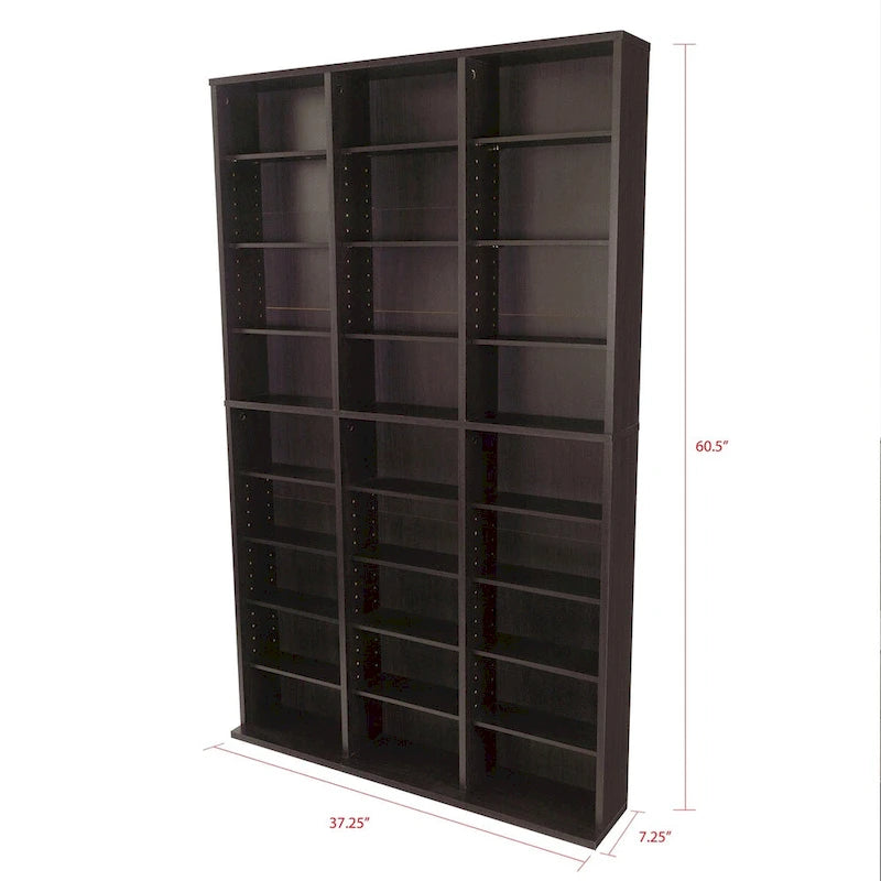 Cabinet Media Wall-Unit Espresso