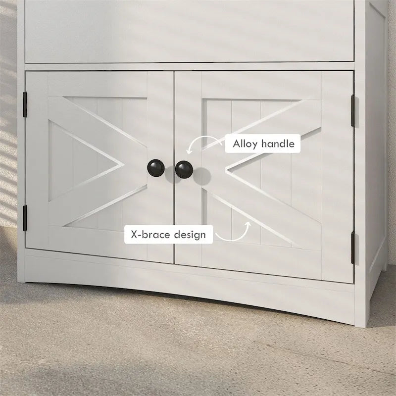 Bathroom Floor Cabinet,Linen Cabinet,Bathroom Storage Organizer