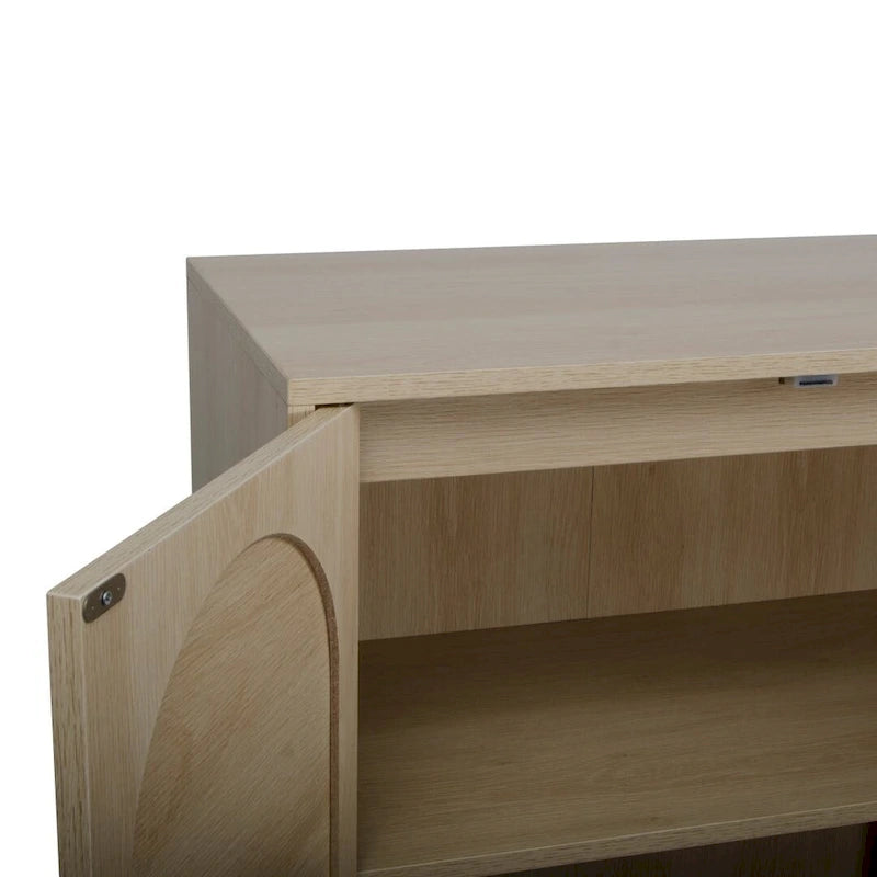 High Cabinet Free Standing Cabinet Adjustable shelf for Living Room Bedroom Hallway - 26.78 x 15.75 x 41.23H