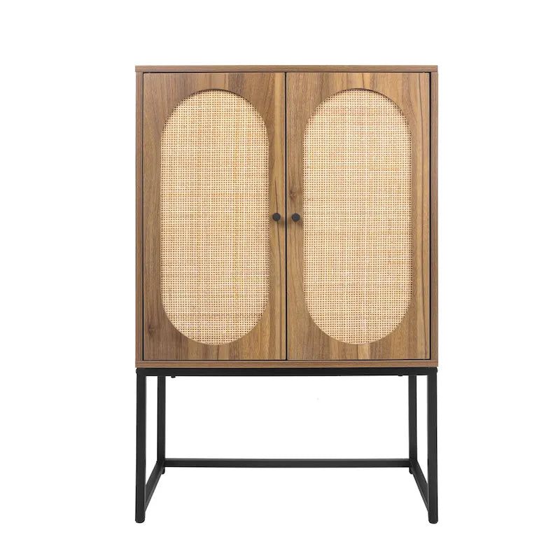 High Cabinet Free Standing Cabinet Adjustable shelf for Living Room Bedroom Hallway - 26.78 x 15.75 x 41.23H