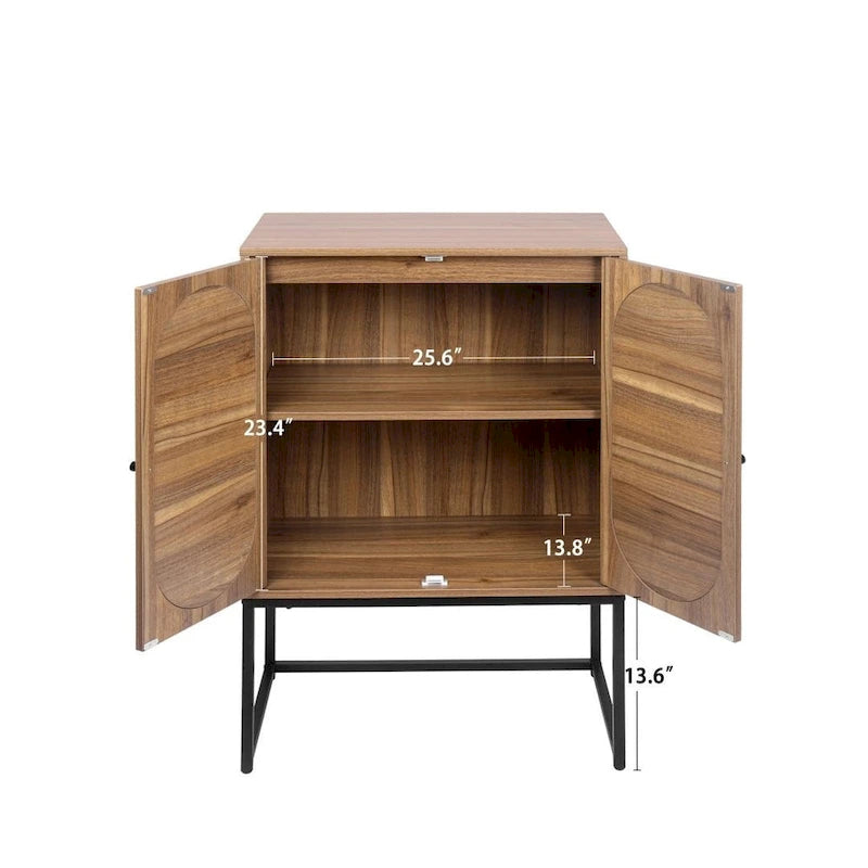 High Cabinet Free Standing Cabinet Adjustable shelf for Living Room Bedroom Hallway - 26.78 x 15.75 x 41.23H