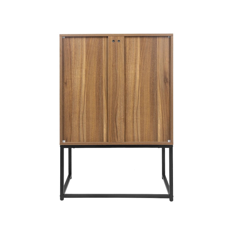 High Cabinet Free Standing Cabinet Adjustable shelf for Living Room Bedroom Hallway - 26.78 x 15.75 x 41.23H