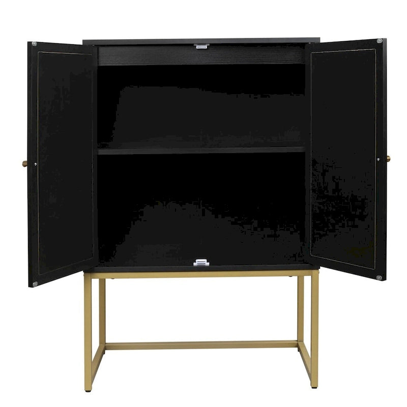 High Cabinet Free Standing Cabinet Adjustable shelf for Living Room Bedroom Hallway - 26.78 x 15.75 x 41.23H