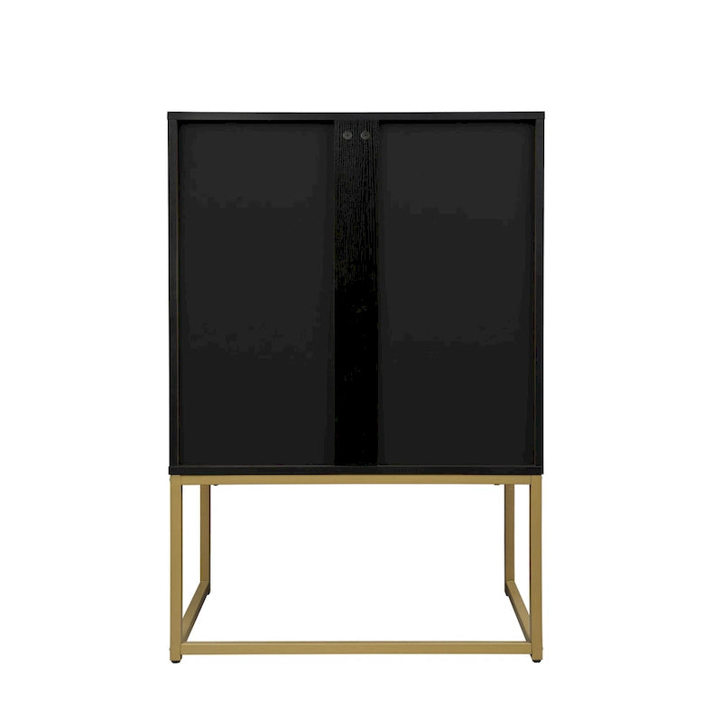 High Cabinet Free Standing Cabinet Adjustable shelf for Living Room Bedroom Hallway - 26.78 x 15.75 x 41.23H