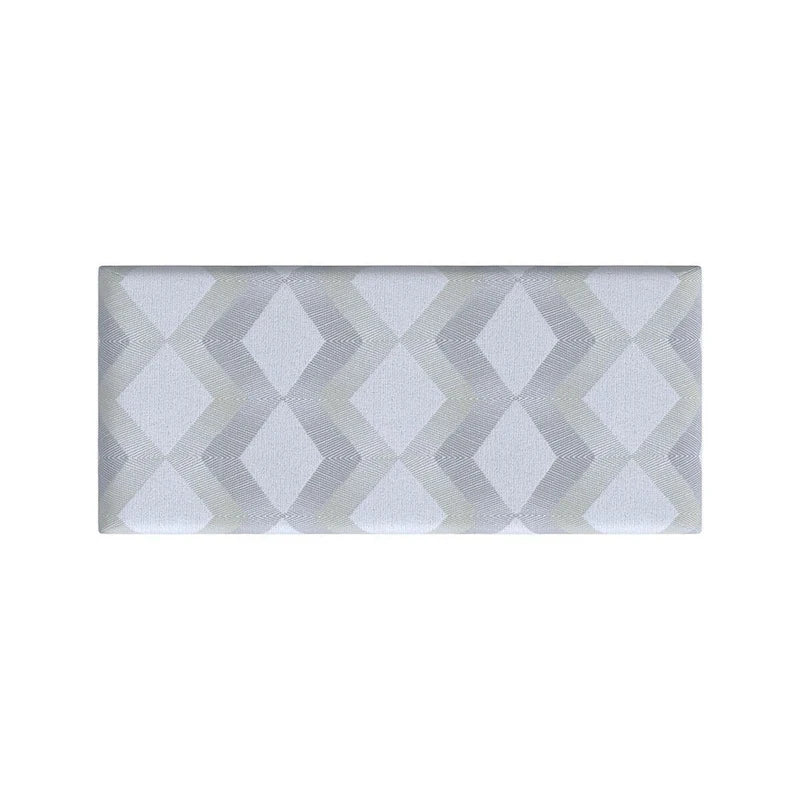 Modern Storage Bench Ottoman with Soft-Close Lid & Wood Legs, Chevron Fabric, 36x16x17.5"